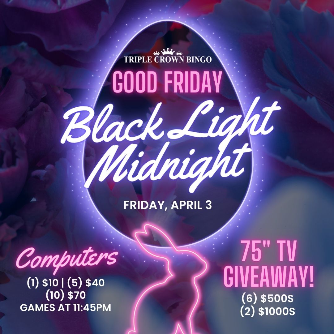 Good Friday Black Light Midnight
