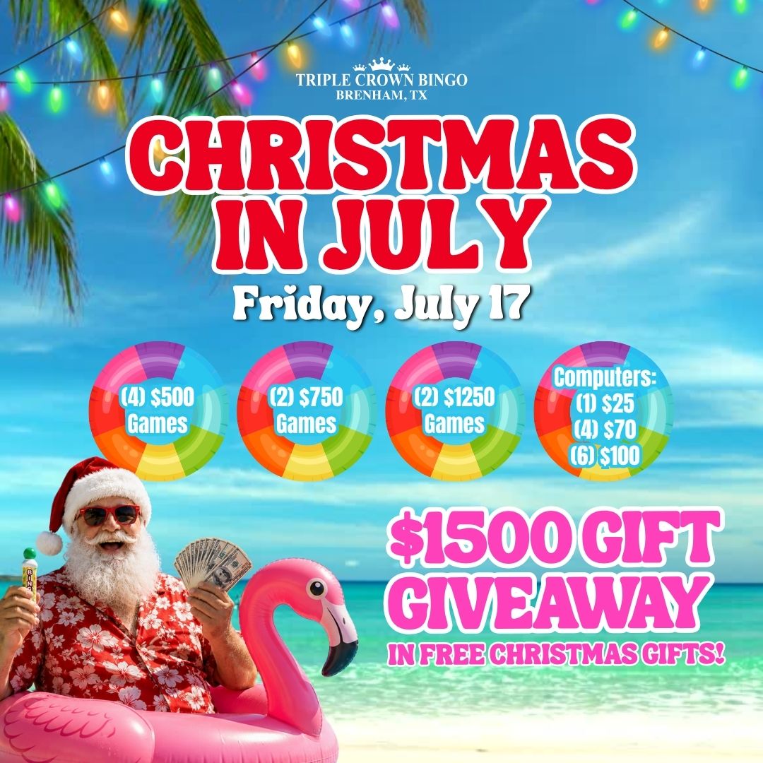 CHRISTMAS IN JULY!